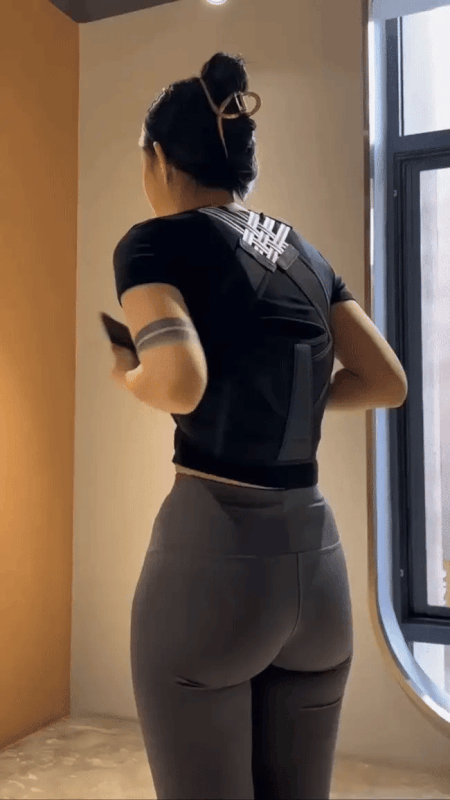 Animation showing posture correction