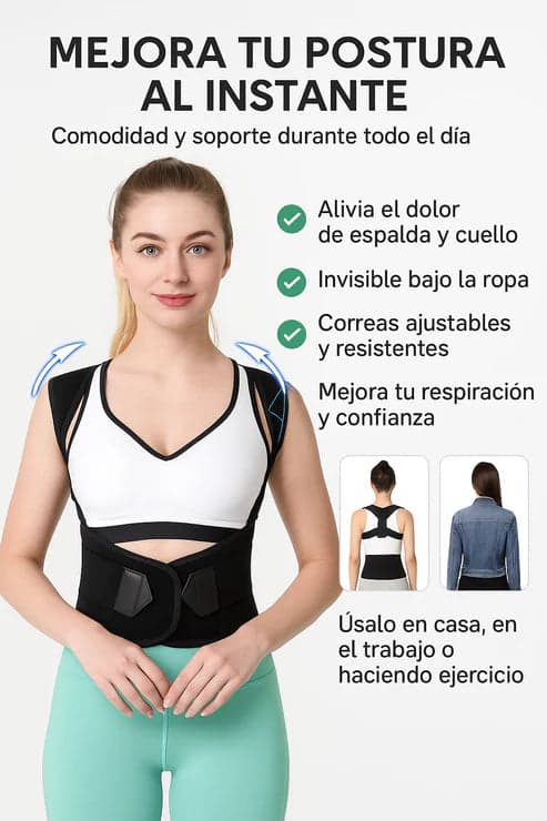 Close up of posture corrector